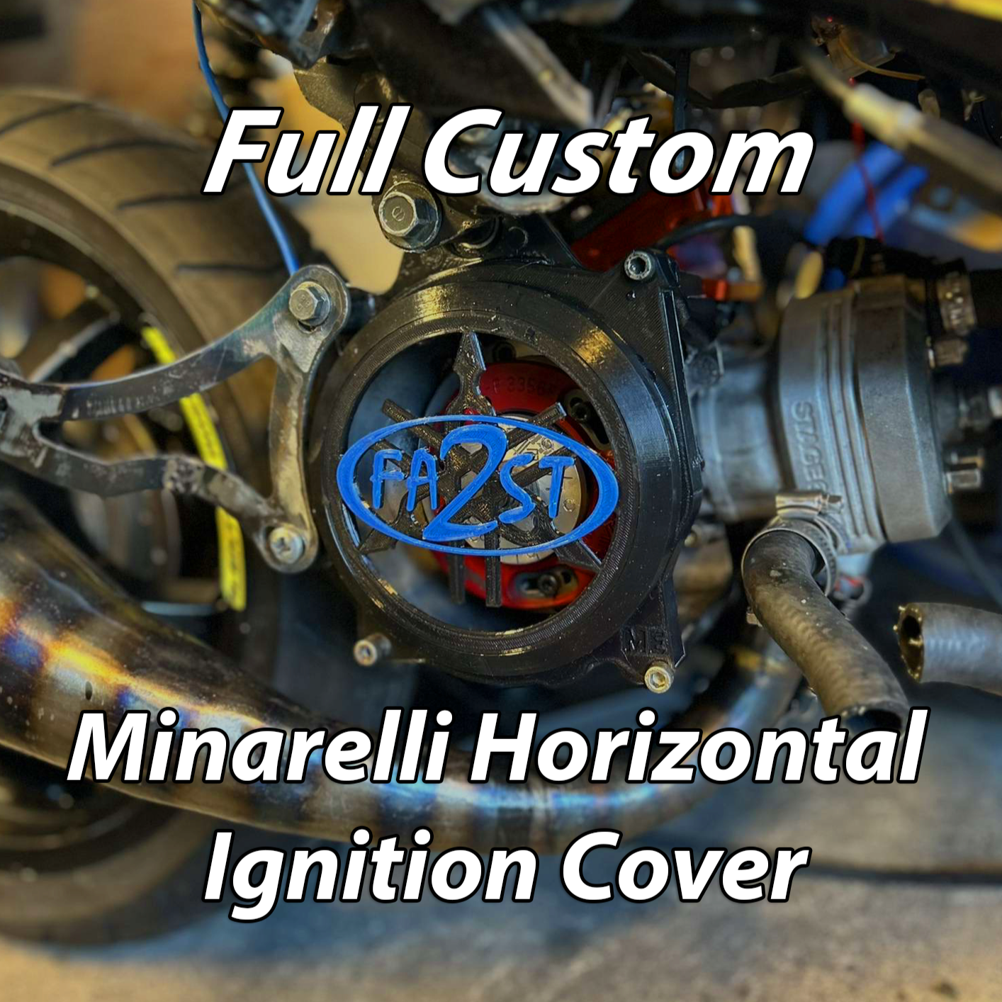 Full Custom Minarelli Horizontal Ignition Cover